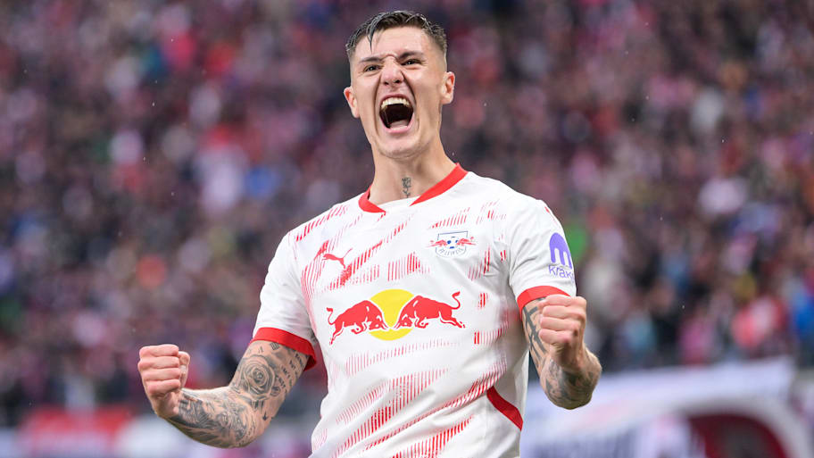 Benjamin Šeško could end up staying in the Bundesliga. | IMAGO/Passion2Press