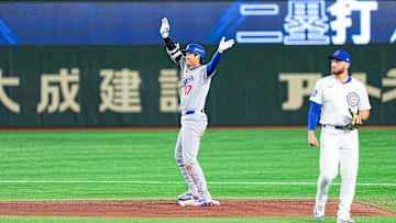 Shohei Ohtani pegó dos hits para los Dodgers de Los Angeles en la victoria 4-1 sobre Cachorros de Chicago en el primer juego oficial del 2025 en MLB