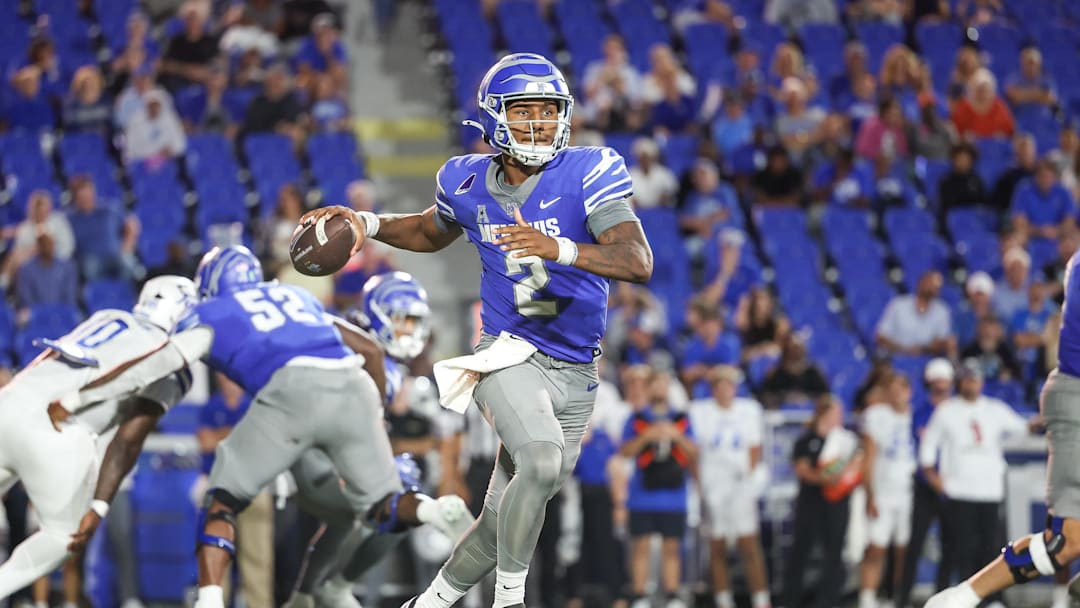The status of Memphis quarterback Brendon Lewis to play against USF on Saturday is uncertain after he was knocked out of last week's game at UAB.