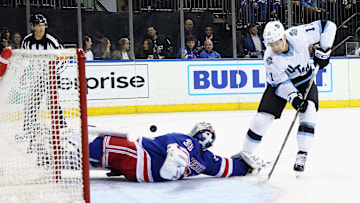 Utah Hockey Club v New York Rangers: Dylan Guenther leads the NHL in goals scored
