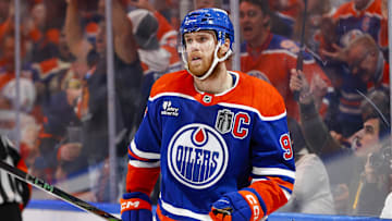 Connor McDavid; Mandatory Credit: Perry Nelson-Imagn Images