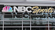 Feb 13, 2025; Philadelphia, PA, USA; A Philadelphia Eagles Bud Light advertisement at the NBC Sports Arena Philadelphia - Xfinity Live!  