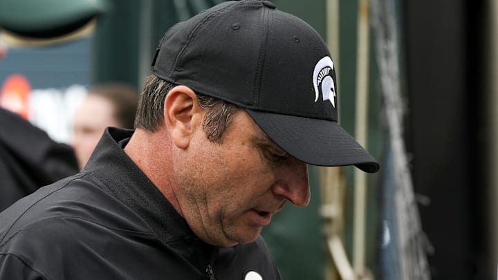 Michigan State head coach Jonathan Smith