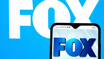 In this photo illustration Fox Broadcasting Company logo...