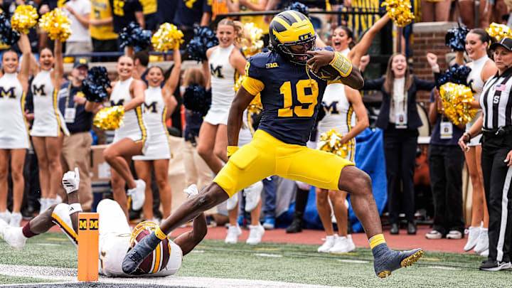 Bryce Underwood accounted for three touchdowns in Michigan's huge win over Central Michigan