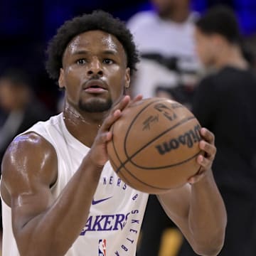 Los Angeles Lakers guard Bronny James.