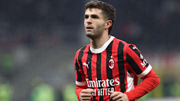 Com oito gols, Christian Pulisic é o artilheiro do Milan na temporada 2024/25