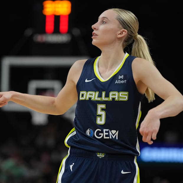 Dallas Wings guard Paige Bueckers