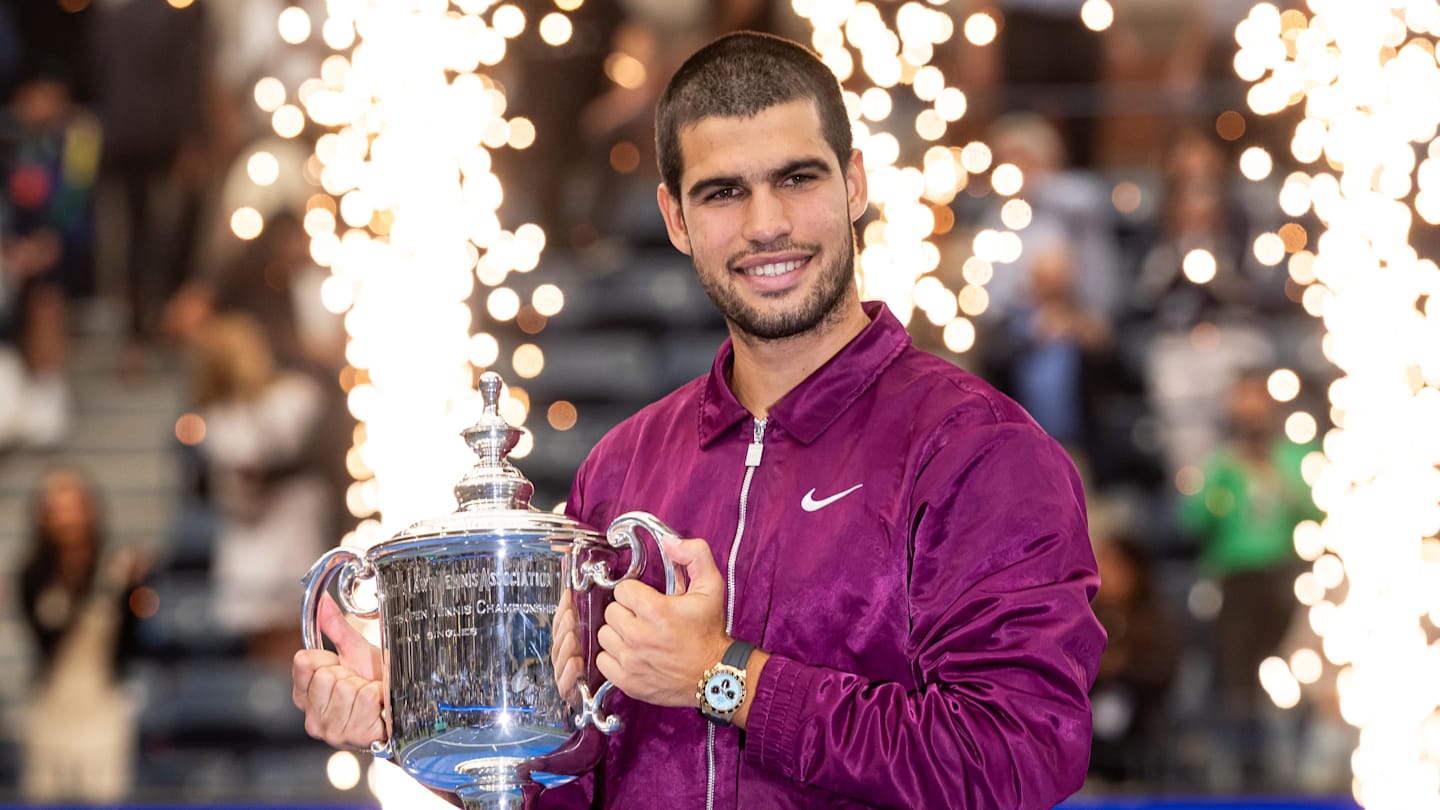 Carlos Alcaraz Debuts Blonde Hair After US Open Win
