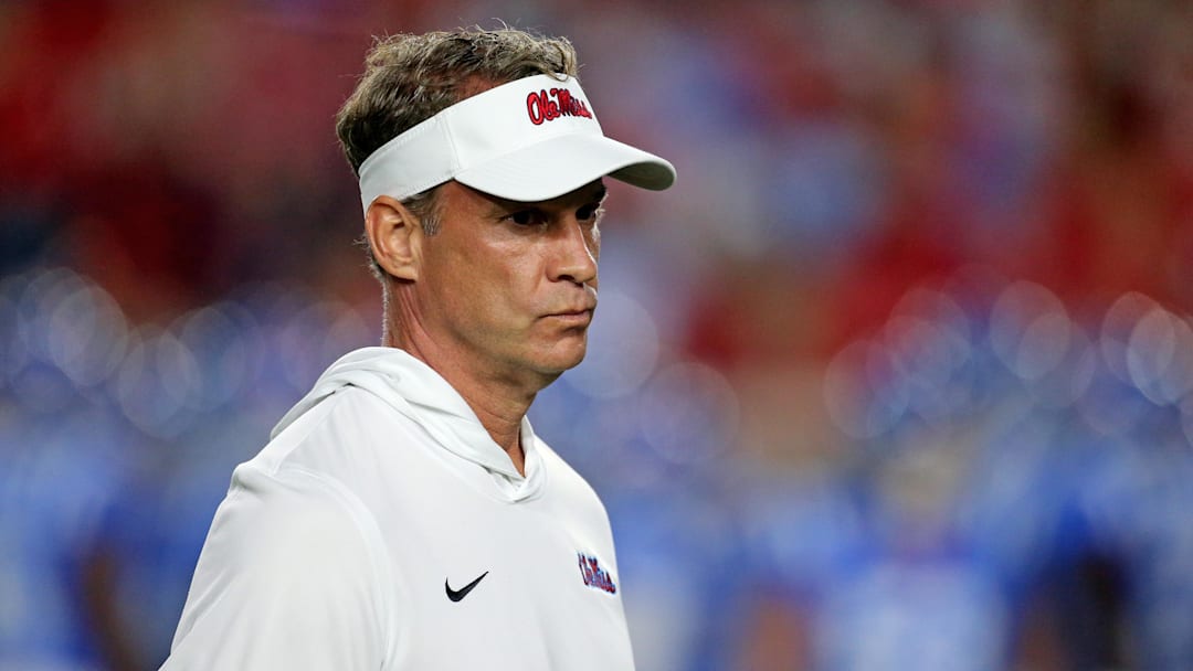 Mississippi Rebels head coach Lane Kiffin Mississippi Rebels head coach Lane Kiffin