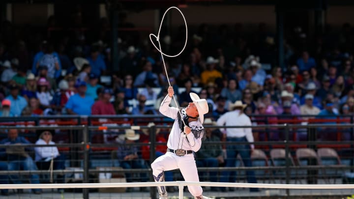 Jul 28, 2019; Cheyenne, WY, USA; During the Cheyenne Frontier Days at Cheyenne Frontier Days. 