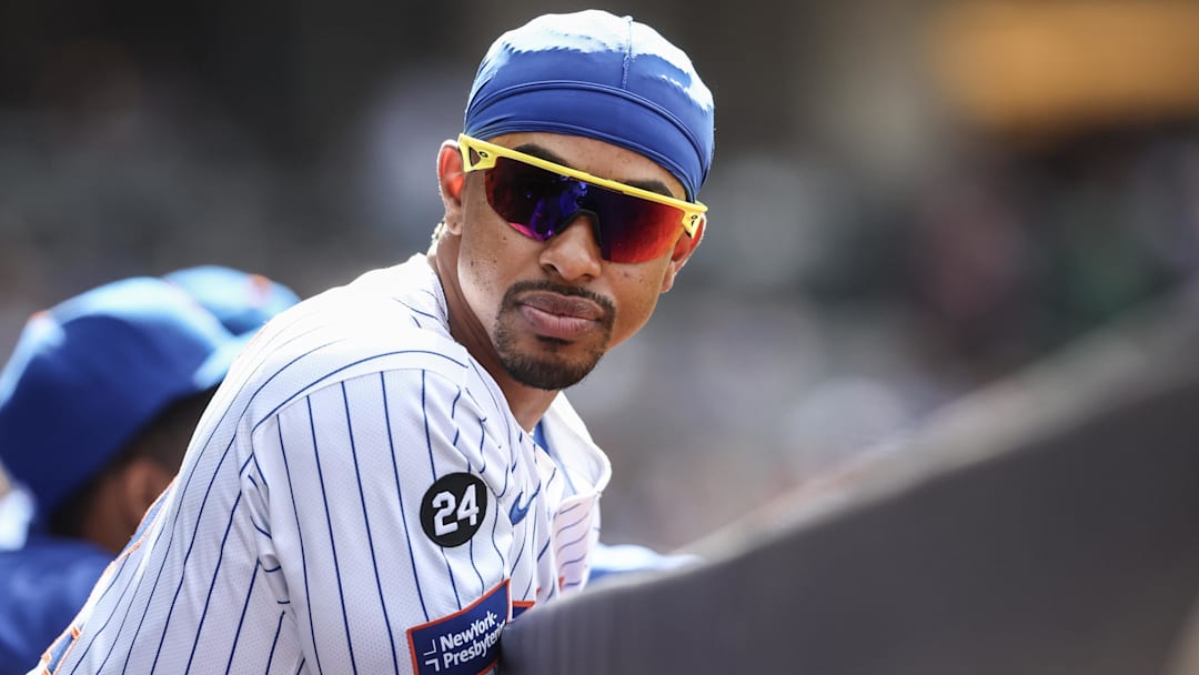 Sep 8, 2024; New York City, New York, USA;  New York Mets shortstop Francisco Lindor (12) at Citi Field. Mandatory Credit: Wendell Cruz-Imagn Images