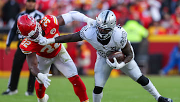 Las Vegas Raiders RB Sincere McCormick.
