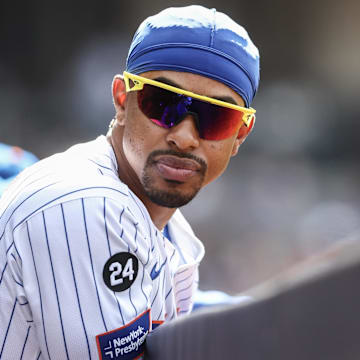 New York Mets shortstop Francisco Lindor (12) at Citi Field on Sept. 8.