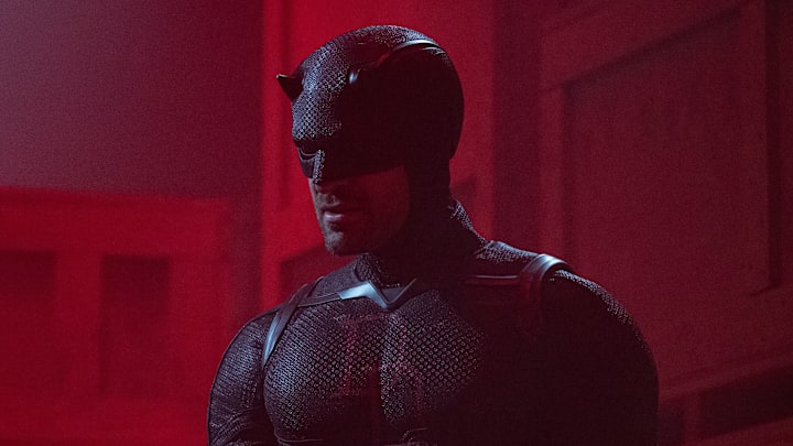 Matt Murdock/Daredevil (Charlie Cox) on the set of Marvel Television's DAREDEVIL: BORN AGAIN, exclusively on Disney+.