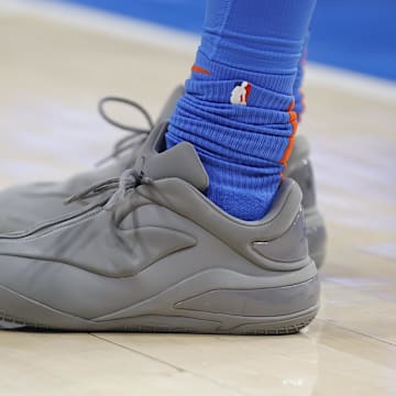 Oklahoma City Thunder guard Shai Gilgeous-Alexander teased a new version of his Converse sneakers.