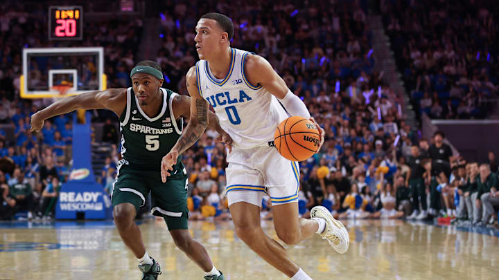 Michigan State guard Tre Holloman, UCLA guard Kobe Johnson