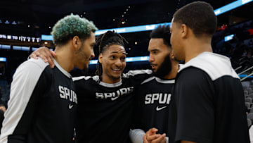 Devin Vassell, Jeremy Sochan, Julian Champagnie, Keldon Johnson 