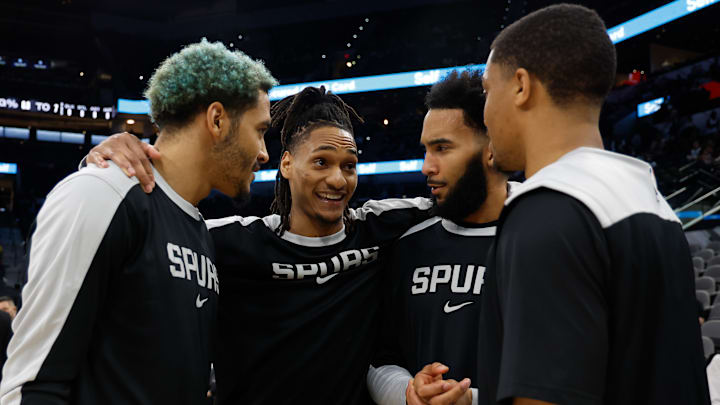 Devin Vassell, Jeremy Sochan, Julian Champagnie, Keldon Johnson