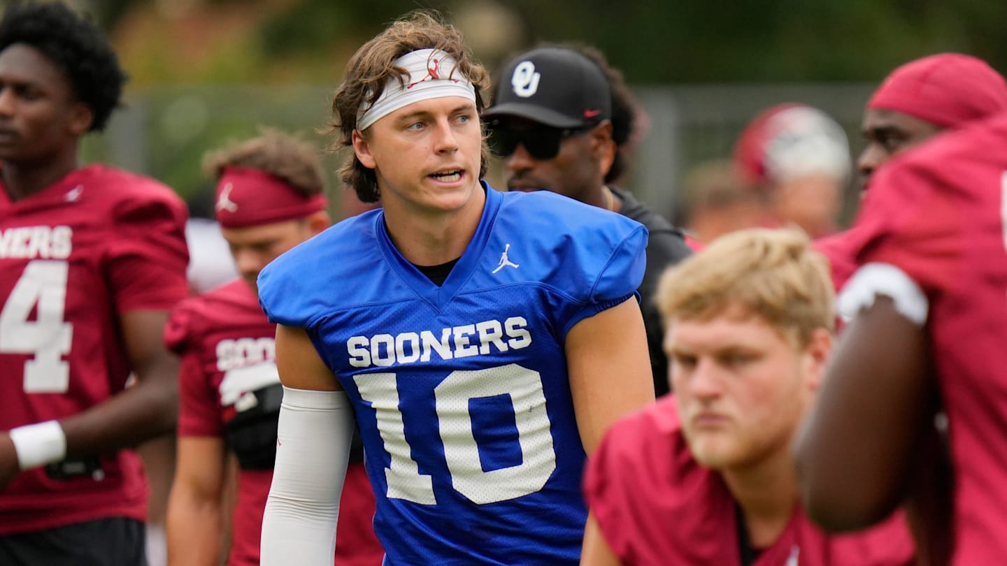 Oklahoma QB John Mateer Named Captain, Set for First Start vs Illinois State