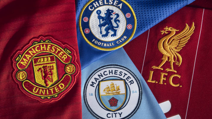 The Badges of the Premier League Clubs in the UEFA Champions League