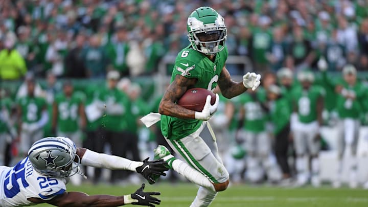 Philadelphia Eagles wide receiver DeVonta Smith.