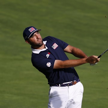 Scottie Scheffler and the Americans were trailing big entering Saturday's afternoon matches.