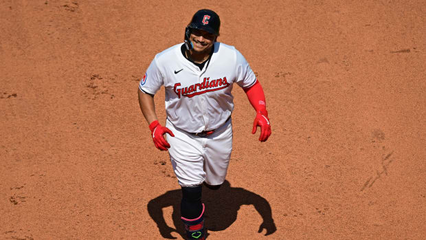 Cleveland Guardians first baseman Josh Naylor 