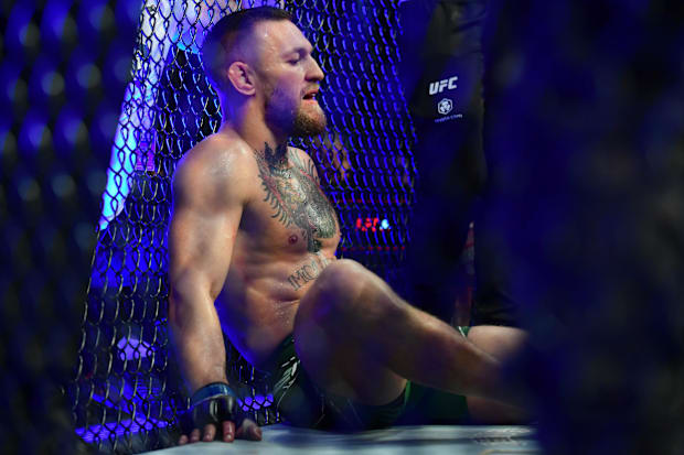 Conor McGregor injured at UFC 264