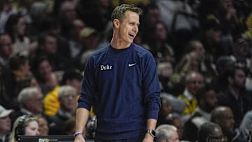 Duke basketball head coach Jon Scheyer