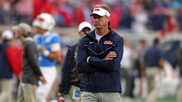 Mississippi Rebels head coach Lane Kiffin