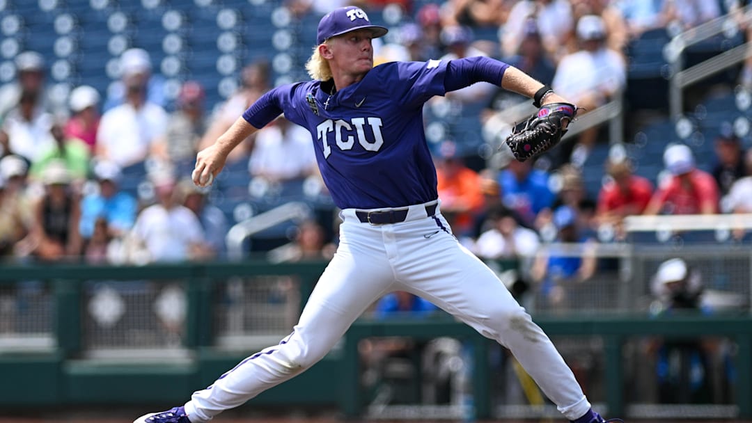 Starting pitcher Kole Klecker played a huge role in the Horned Frogs' recent run in Omaha. Could he do the same for his hometown team?