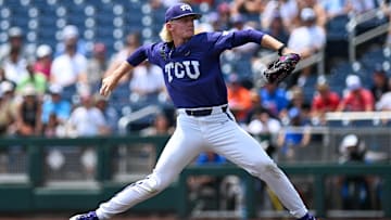 Starting pitcher Kole Klecker played a huge role in the Horned Frogs' recent run in Omaha. Could he do the same for his hometown team?