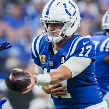 Colts quarterback Daniel Jones and running back Jonathan Taylor have Indianapolis on top in the AFC South. 