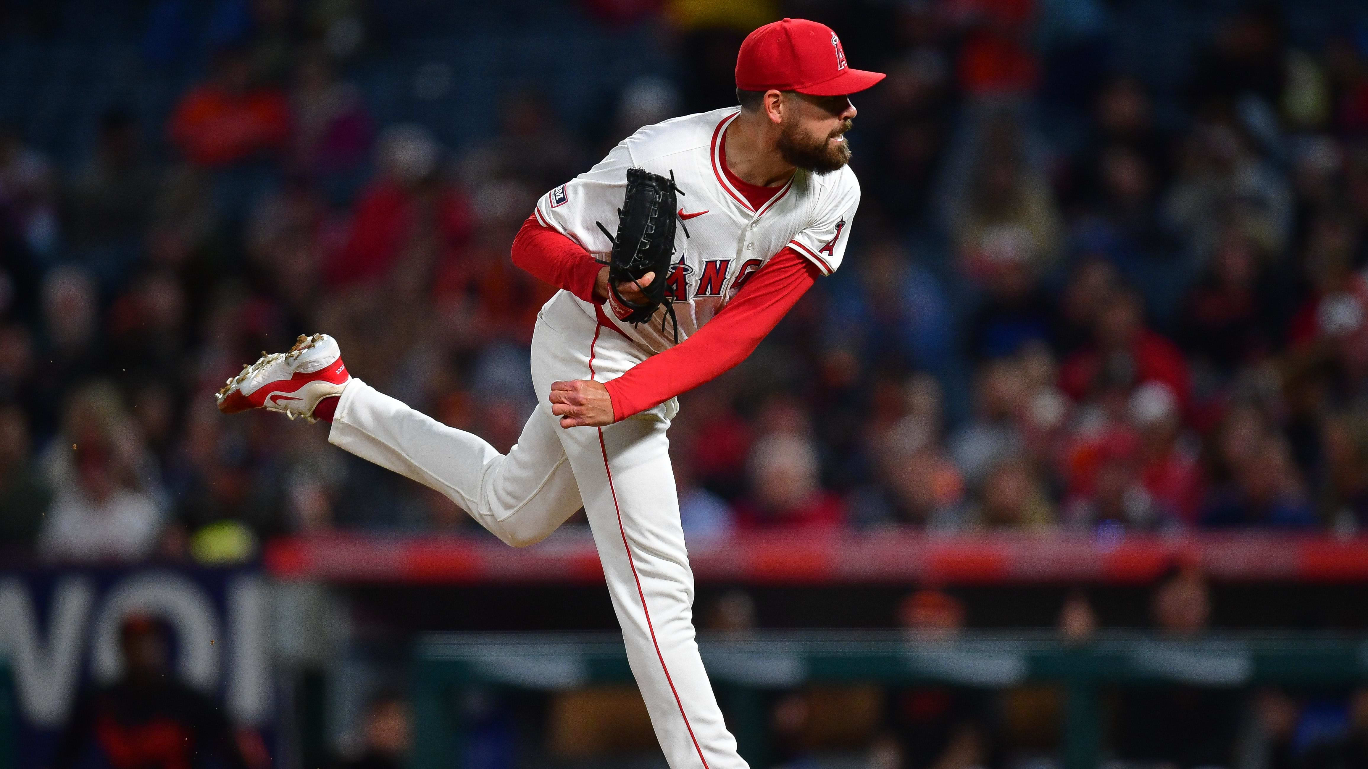 Los Angeles Angels pitcher Matt Moore