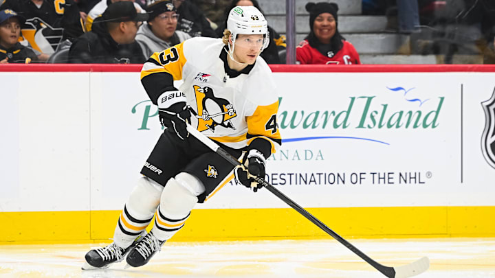 Danton Heinen was acquired by the Blue Jackets in the Yegor Chinakhov trade on Monday. 