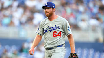 Matt Sauer - Los Angeles Dodgers v Miami Marlins