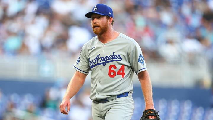 Matt Sauer - Los Angeles Dodgers v Miami Marlins