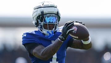 NY Giants wide receiver Malik Nabers