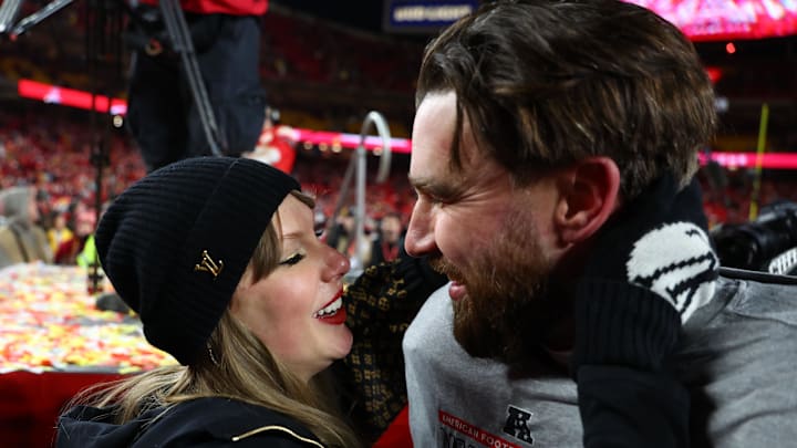 Taylor Swift is set to appear on the "New Heights" podcast this week with boyfriend Travis Kelce. 