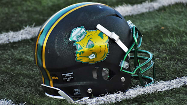 Rock Bridge Bruins sailor hat helmet