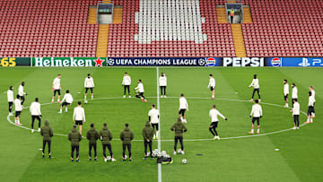 Paris Saint-Germain Training Session And Press Conference - UEFA Champions League 2024/25 Round of