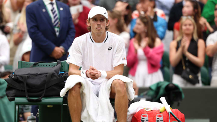 Alex de Minaur at Wimbledon 2024