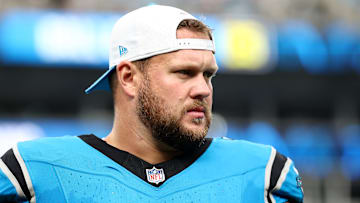 Carolina Panthers offensive lineman Brady Christensen