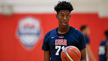 Oct 6, 2018; Colorado Springs, CO, USA; USA Men's Junior National Team participant Gregg Glenn III (71) during minicamp at the U.S. Olympic Training Center.