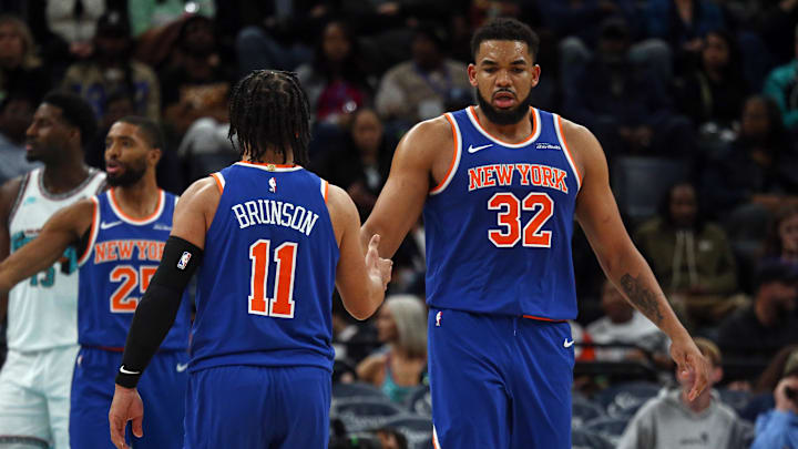 Brunson and Towns are keeping the Knicks alive with their offense.