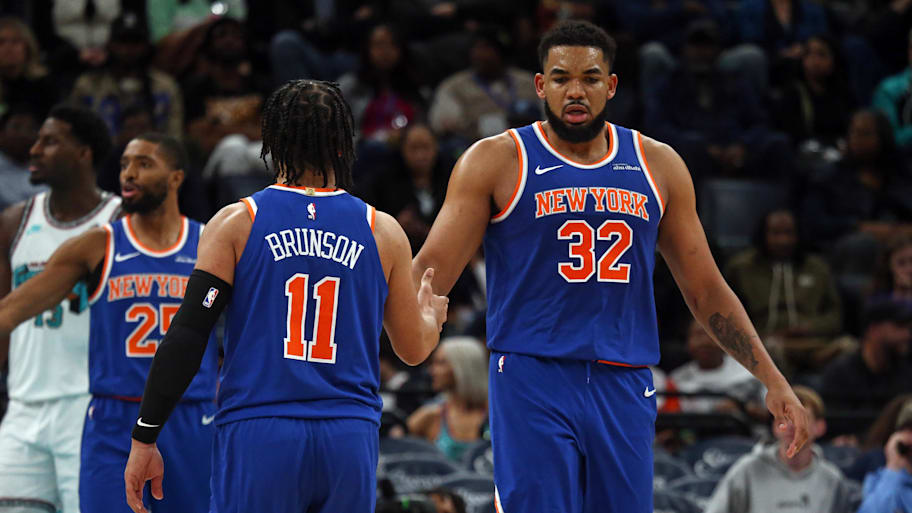 Brunson and Towns are keeping the Knicks alive with their offense. | Petre Thomas-Imagn Images