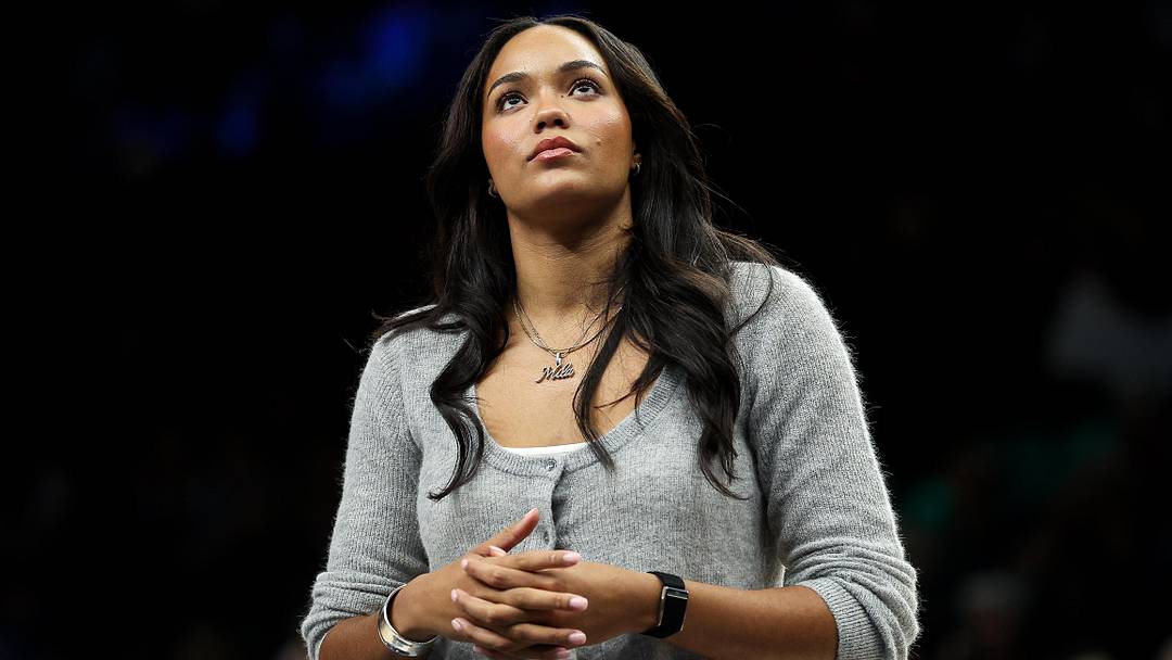 May 9, 2026; Minneapolis, Minnesota, USA; Minnesota Lynx forward Napheesa Collier (24) looks on before the second half against the Atlanta Dream at Target Center. Mandatory Credit: Matt Krohn-Imagn Images