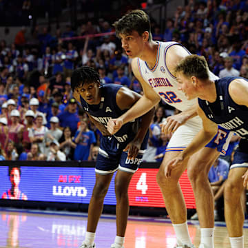 Standing at 7' 9", Florida center Olivier Rioux is now officially the tallest player in NCAA history.