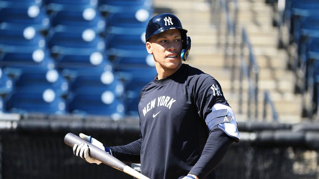 Feb 13, 2026; Tampa, FL, USA; New York Yankees right fielder Aaron Judge (99) during live batting practice at George M. Steinbrenner Field. Mandatory Credit: Kim Klement Neitzel-Imagn Images Feb 13, 2026; Tampa, FL, USA; New York Yankees right fielder Aaron Judge (99) during live batting practice at George M. Steinbrenner Field. Mandatory Credit: Kim Klement Neitzel-Imagn Images
